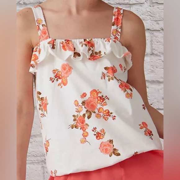 NWT 435 MATILDA JANE Hello Lovely Cabbage Rose Tank Top 14 - Picture 7 of 7